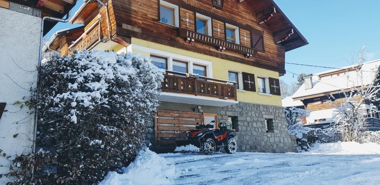 Chalet Mirador chambre avec entrée et salle de bain indépendante Saint-Gervais-les-Bains Extérieur photo