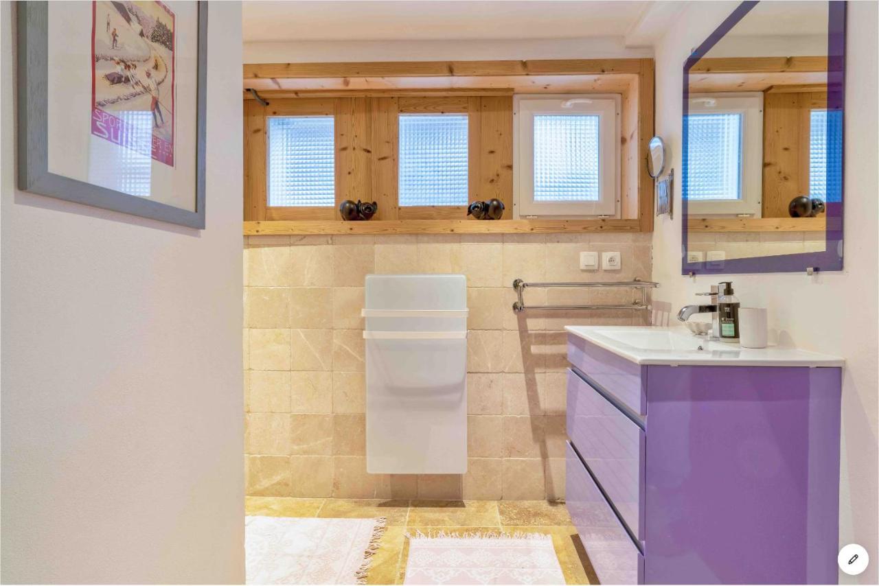 Chalet Mirador chambre avec entrée et salle de bain indépendante Saint-Gervais-les-Bains Extérieur photo